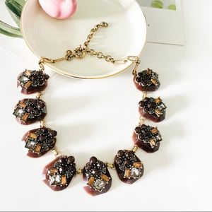 J. Crew Brown Statement Necklace
